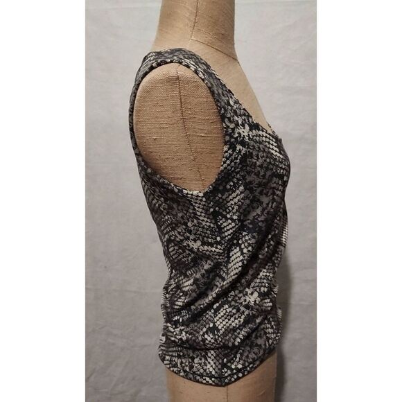 ZARA BASIC PORTUGAL Size Medium. Snake print greys, taupe and black - Picture 4 of 6